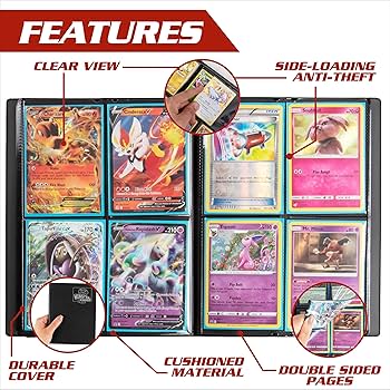 Amazon.com: Monster 4 Pocket Trading Card Binder - Matte